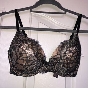 Victoria's Secret Very Sexy Pushup Black Lace Bra